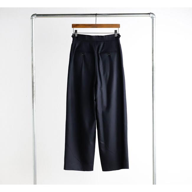 SALE40%OFF //SACRA サクラ 125610112 スーパーファインフラノウール ワイドテーパードパンツ SUPER FINE FLANNEL PANTS |  | 07