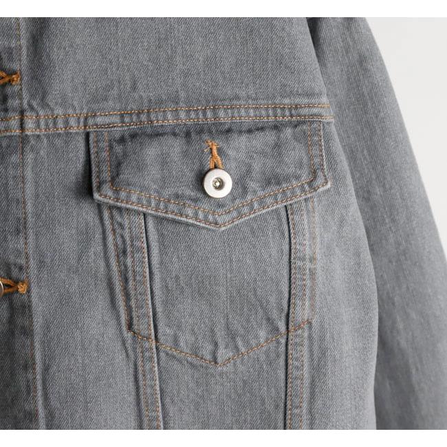 SACRA サクラ 126104032 クロップドデニムジャケット グレー AUTHENTIC DENIM JACKET |  | 11