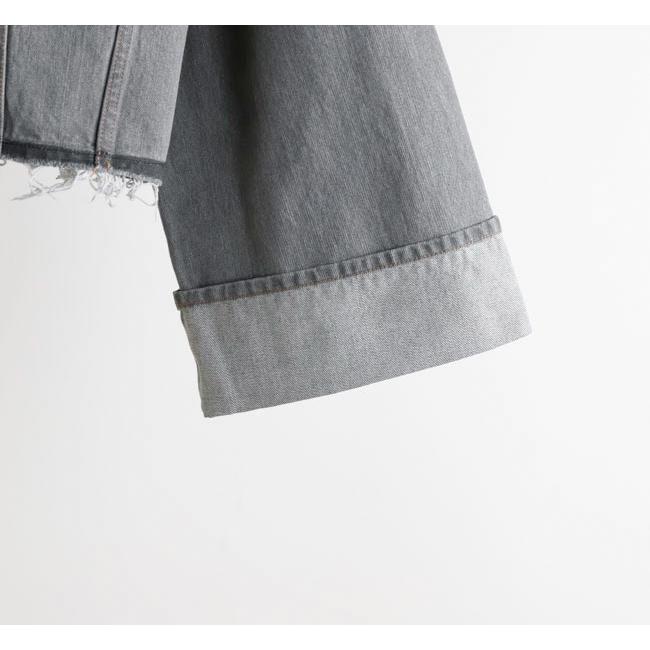 SACRA サクラ 126104032 クロップドデニムジャケット グレー AUTHENTIC DENIM JACKET |  | 09