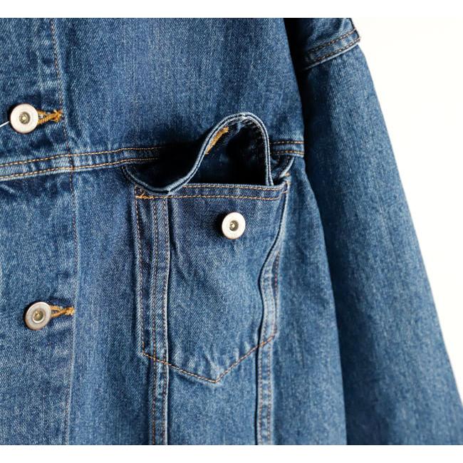 SACRA サクラ 126104031 クロップドデニムジャケット ネイビー AUTHENTIC DENIM JACKET |  | 11