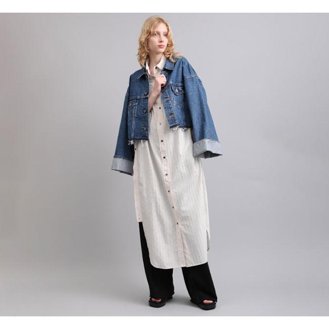 SACRA サクラ 126104031 クロップドデニムジャケット ネイビー AUTHENTIC DENIM JACKET |  | 02