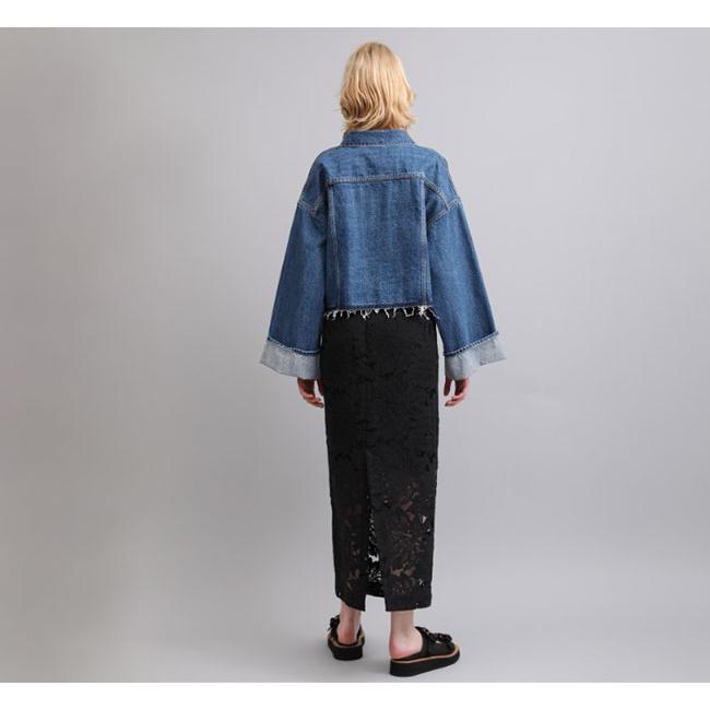 SACRA サクラ 126104031 クロップドデニムジャケット ネイビー AUTHENTIC DENIM JACKET |  | 03
