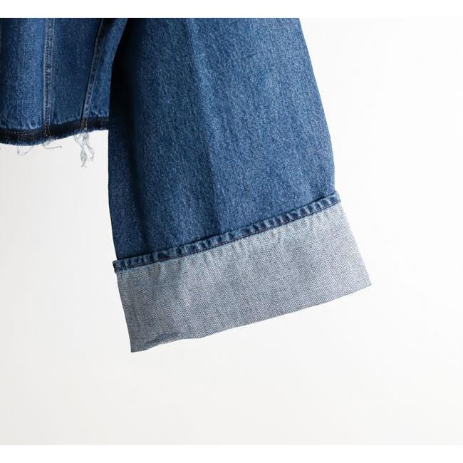 SACRA サクラ 126104031 クロップドデニムジャケット ネイビー AUTHENTIC DENIM JACKET |  | 08