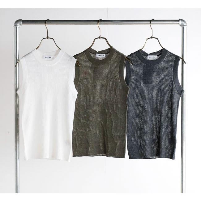 SACRA サクラ 126133081 メランジ リブトップ LI/PL MELANGE-RIB TOP |  | 05