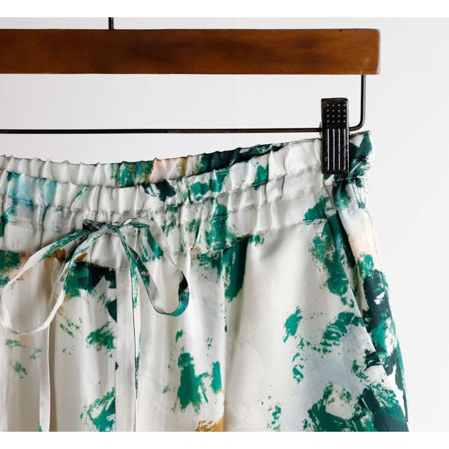 SACRA サクラ 126115112 ブラードフローラパンツ BLURRED FLORA PANTS |  | 07