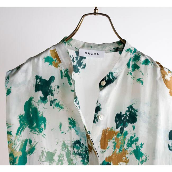 SACRA サクラ 126115071 ブラードフローラトップ BLURRED FLORA TOP |  | 11