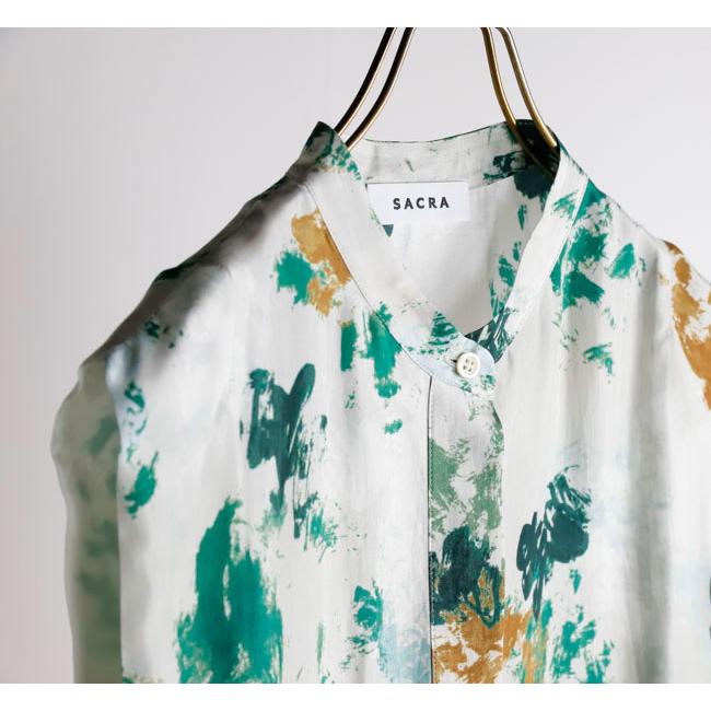 SACRA サクラ 126115071 ブラードフローラトップ BLURRED FLORA TOP |  | 08