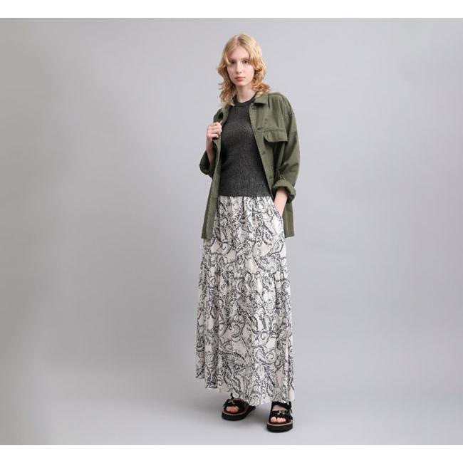 SACRA サクラ 126119122 ティアードスカート BLURRED PAISLEY SKIRT |  | 02