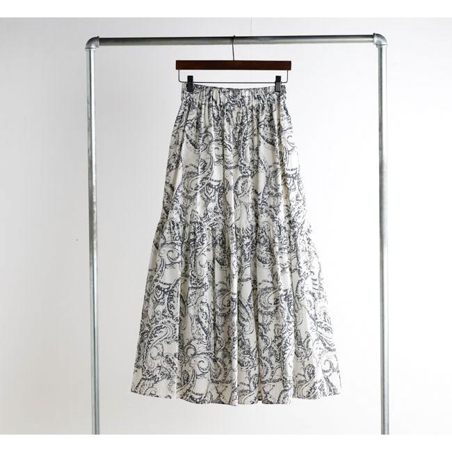 SACRA サクラ 126119122 ティアードスカート BLURRED PAISLEY SKIRT |  | 03