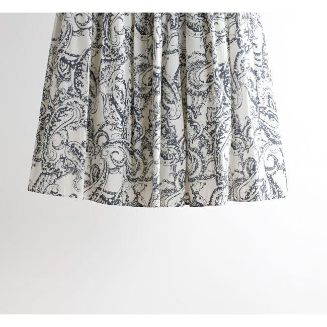 SACRA サクラ 126119122 ティアードスカート BLURRED PAISLEY SKIRT |  | 07