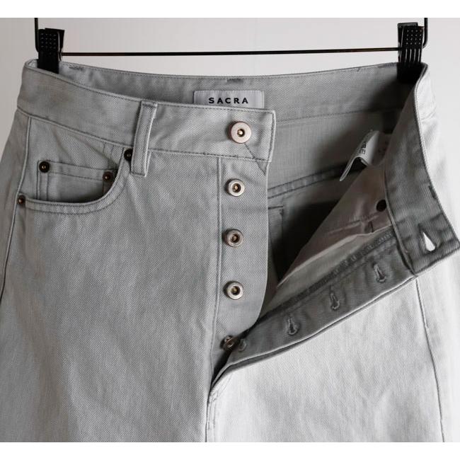 SACRA サクラ 126118111 カラーデニムパンツ SURFACE DYE DENIM PANTS |  | 10