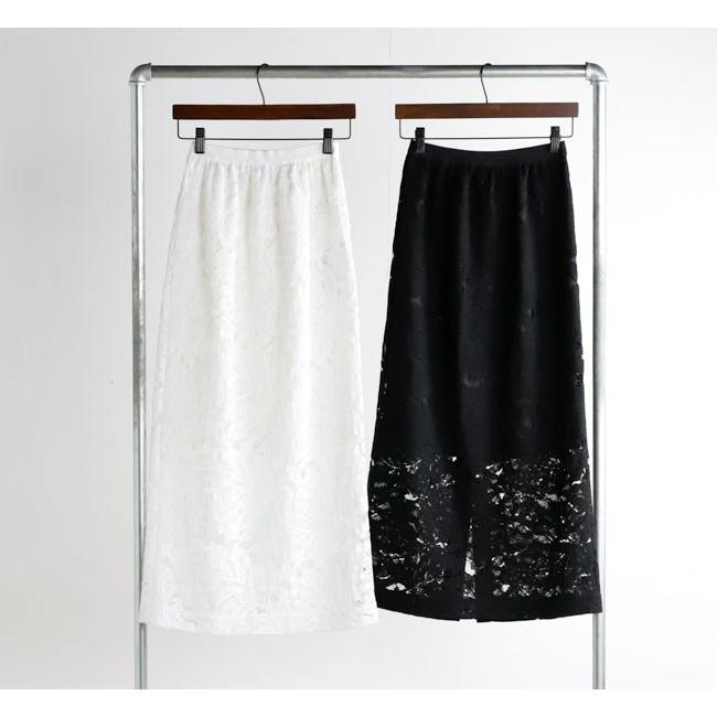SACRA サクラ 126113122 ラッセルレース スカート LEAF RASCHEL LACE SKIRT |  | 03