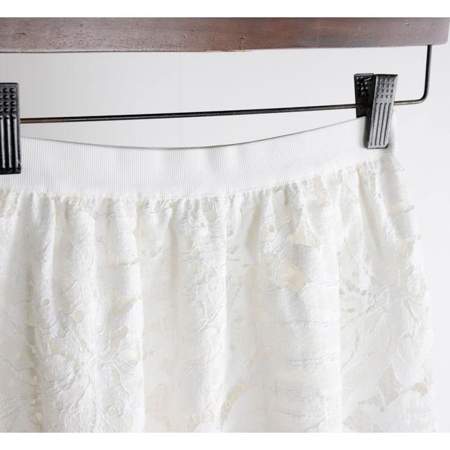 SACRA サクラ 126113122 ラッセルレース スカート LEAF RASCHEL LACE SKIRT |  | 07