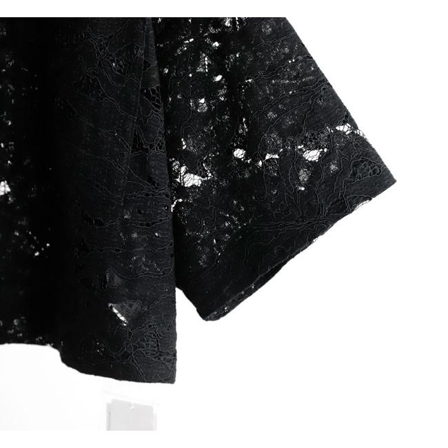 SACRA サクラ 126113071 ラッセルレース クロップドシャツ LEAF RASCHEL LACE CROPPED SHIRT |  | 15