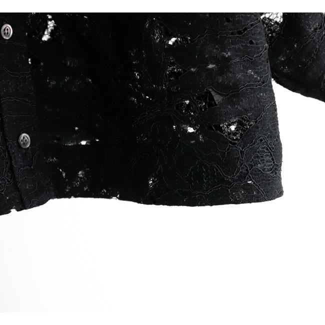 SACRA サクラ 126113071 ラッセルレース クロップドシャツ LEAF RASCHEL LACE CROPPED SHIRT |  | 16