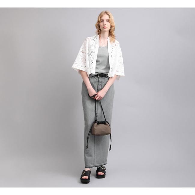 SACRA サクラ 126113071 ラッセルレース クロップドシャツ LEAF RASCHEL LACE CROPPED SHIRT |  | 01