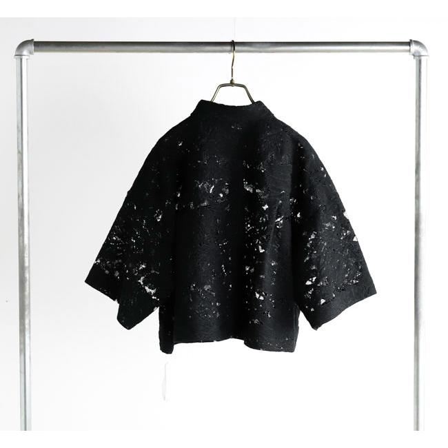 SACRA サクラ 126113071 ラッセルレース クロップドシャツ LEAF RASCHEL LACE CROPPED SHIRT |  | 07