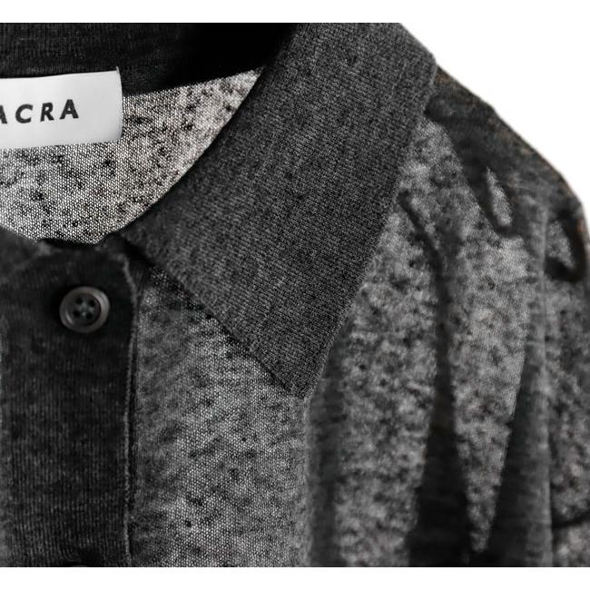 SACRA サクラ 126131081 メランジ ポロカーディガン LI/PL MELANGE POLO CARDIGAN |  | 14