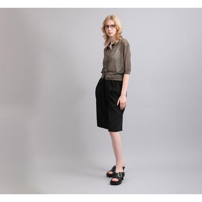 SACRA サクラ 126131081 メランジ ポロカーディガン LI/PL MELANGE POLO CARDIGAN |  | 02