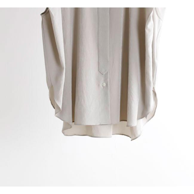 SACRA サクラ 126114071 バンドカラートップ TRIACE MICRO CREPE TOP |  | 10