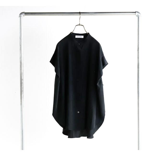 SACRA サクラ 126114071 バンドカラートップ TRIACE MICRO CREPE TOP |  | 07