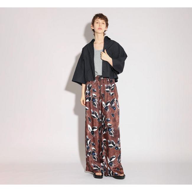 SACRA サクラ 126208071 コットンホースクロス クロップドミリタリーシャツ COTTON HORSE CLOTH CROPPED SHIRT |  | 03