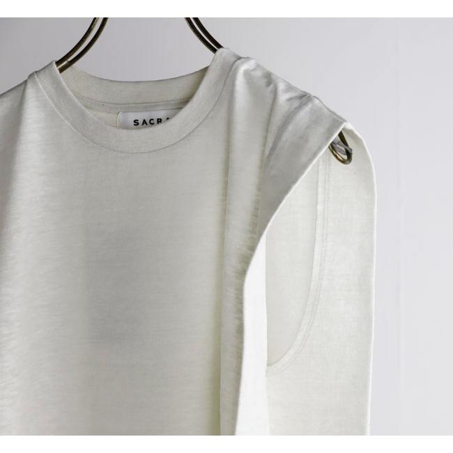 SACRA サクラ 126246091 ノースリーブトップ VINTAGE HEATHERED COTTON TOP |  | 11
