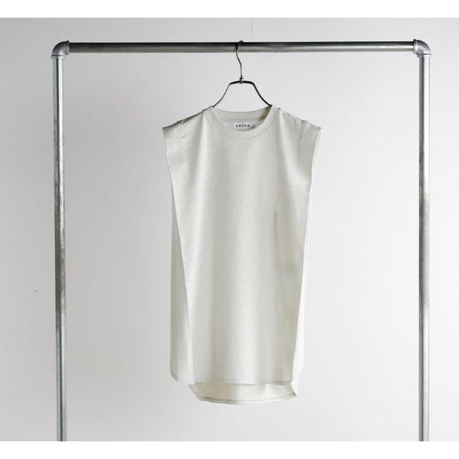 SACRA サクラ 126246091 ノースリーブトップ VINTAGE HEATHERED COTTON TOP |  | 05