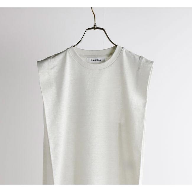 SACRA サクラ 126246091 ノースリーブトップ VINTAGE HEATHERED COTTON TOP |  | 09
