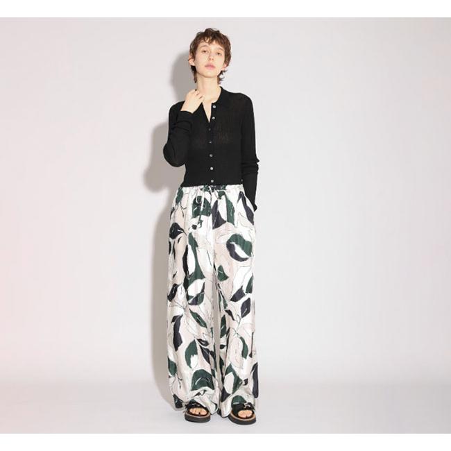 SACRA サクラ 126213112 ワイドパンツ MODERN LEAVES PANTS |  | 02