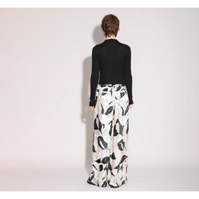 SACRA サクラ 126213112 ワイドパンツ MODERN LEAVES PANTS |  | 03