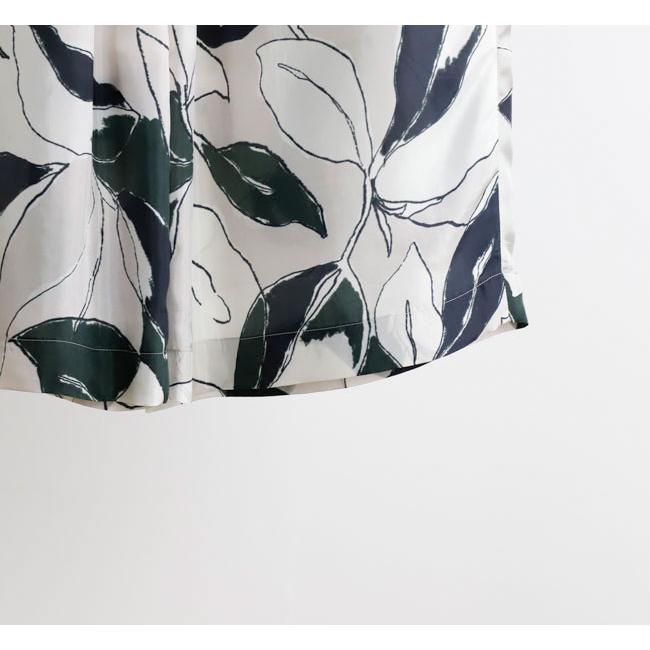 SACRA サクラ 126213112 ワイドパンツ MODERN LEAVES PANTS |  | 08