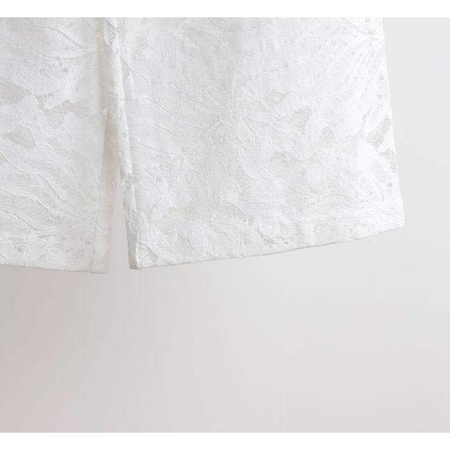 SACRA サクラ 126216111 リーフラッセルレースパンツ LEAF RASCHEL LACE PANTSの画像