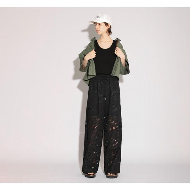 SACRA サクラ 126216111 リーフラッセルレースパンツ LEAF RASCHEL LACE PANTSの画像