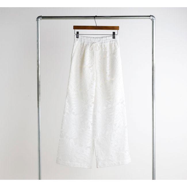 SACRA サクラ 126216111 リーフラッセルレースパンツ LEAF RASCHEL LACE PANTSの画像