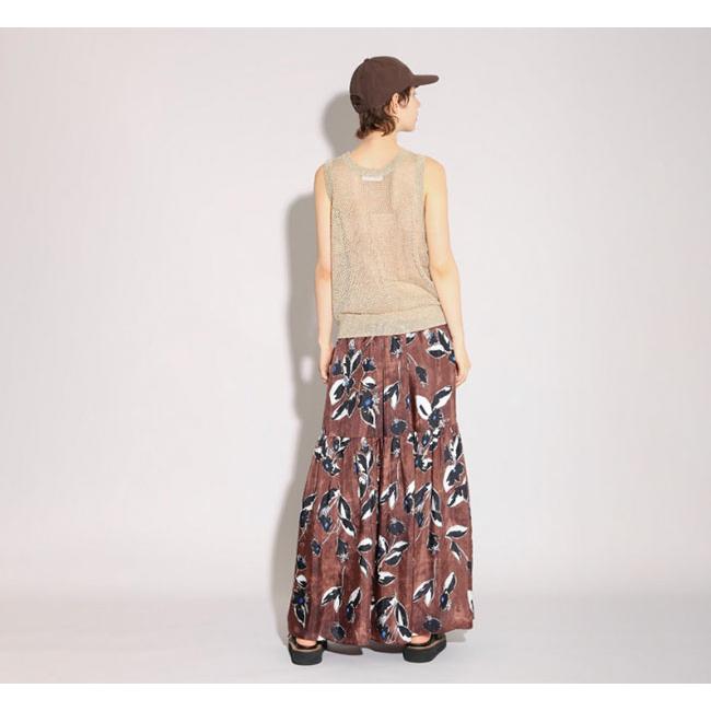 SACRA サクラ 126214123 プリントスカート PAINTING FLORA SKIRTの画像