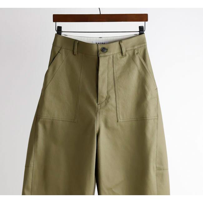 SACRA サクラ 126518111 ヴィンテージコットン ギャバジンパンツ VINTAGE COTTON GABARDINE PANTS |  | 07