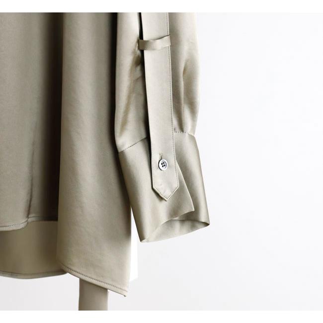 SACRA サクラ 126516071 トリアセテート サテンシャツ TRIACE SATIN SHIRT |  | 10