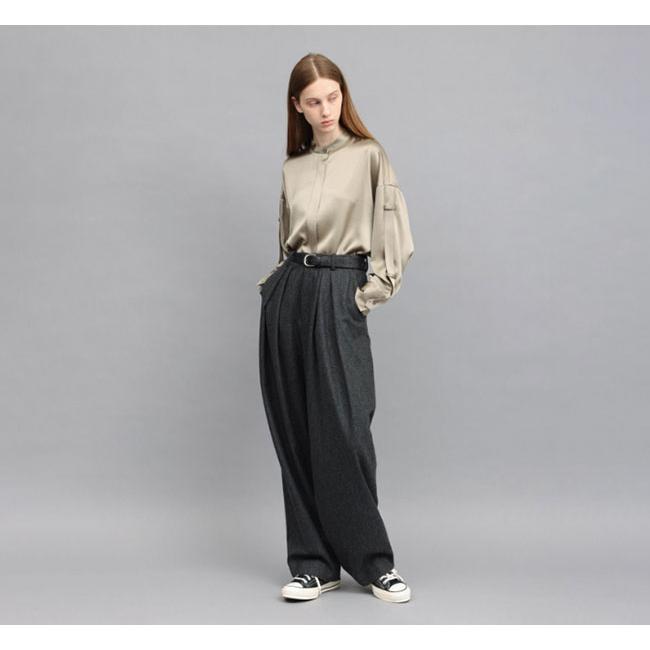 SACRA サクラ 126516071 トリアセテート サテンシャツ TRIACE SATIN SHIRT |  | 01