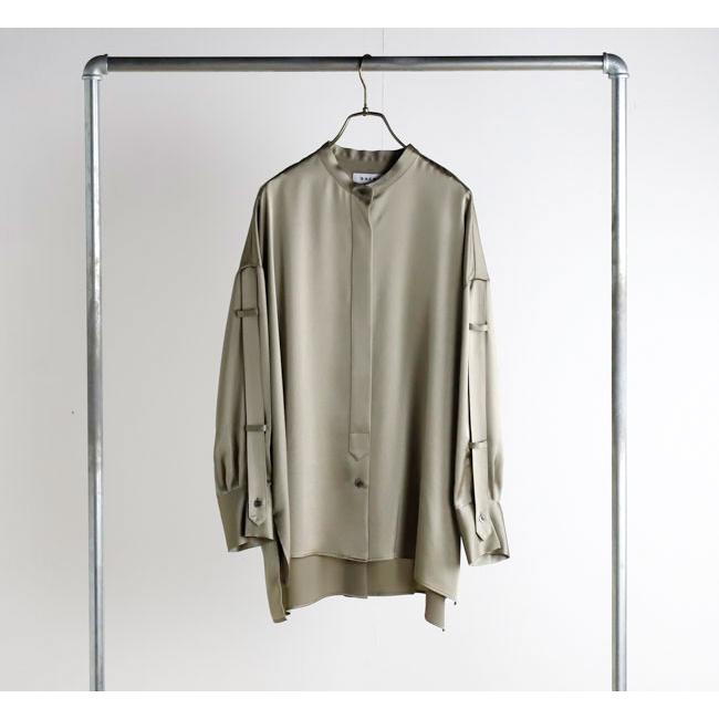 SACRA サクラ 126516071 トリアセテート サテンシャツ TRIACE SATIN SHIRT |  | 04