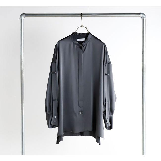 SACRA サクラ 126516071 トリアセテート サテンシャツ TRIACE SATIN SHIRT |  | 05