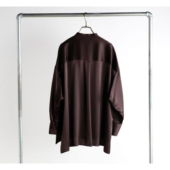 SACRA サクラ 126516071 トリアセテート サテンシャツ TRIACE SATIN SHIRT |  | 07