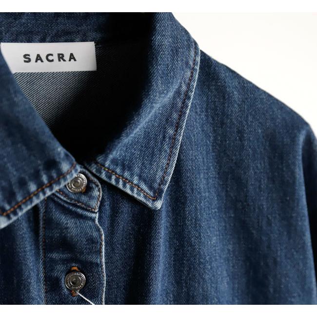 SACRA サクラ 126514071 ヴィンテージ デニム シャツ VINTAGE DENIM SHIRT |  | 14