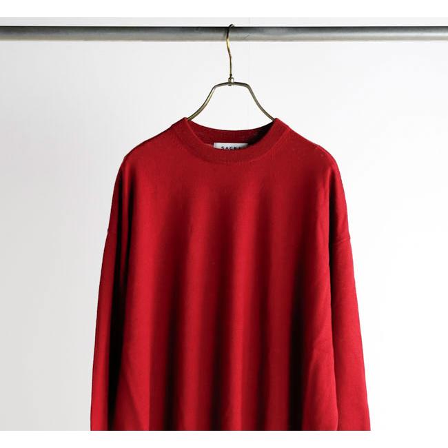 SACRA サクラ 126535081 エクストラファイン メリノ クルーネック トップ EXTRA FINE MERINO C/N TOP |  | 10
