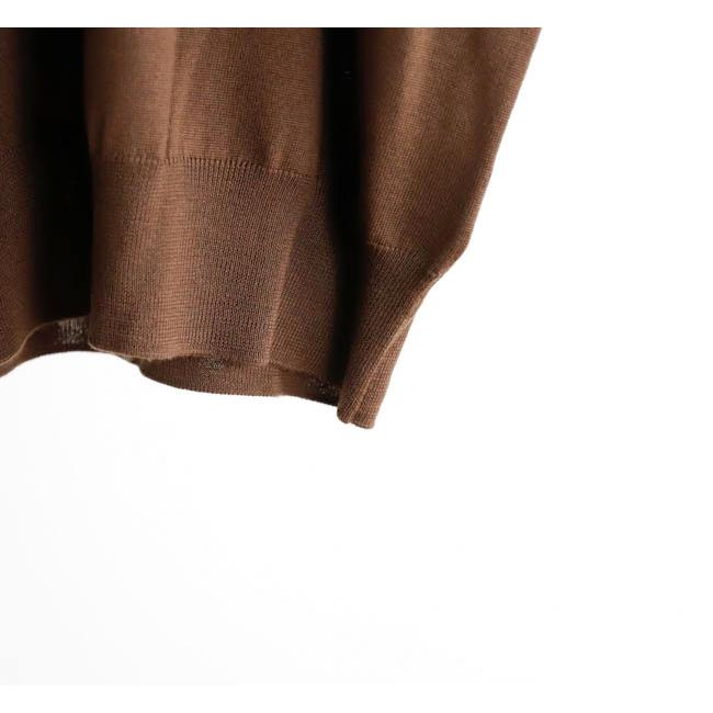 SACRA サクラ 126535081 エクストラファイン メリノ クルーネック トップ EXTRA FINE MERINO C/N TOP |  | 15