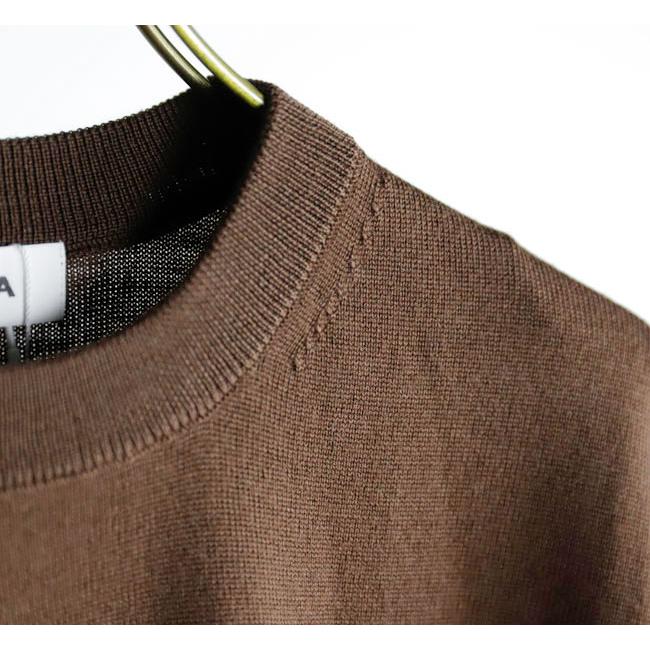 SACRA サクラ 126535081 エクストラファイン メリノ クルーネック トップ EXTRA FINE MERINO C/N TOP |  | 16