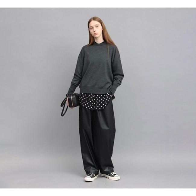 SACRA サクラ 126535081 エクストラファイン メリノ クルーネック トップ EXTRA FINE MERINO C/N TOP |  | 01