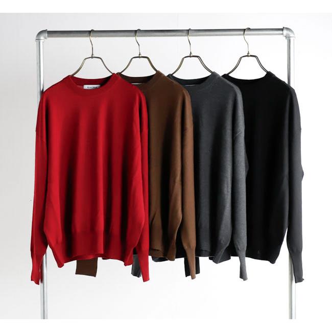 SACRA サクラ 126535081 エクストラファイン メリノ クルーネック トップ EXTRA FINE MERINO C/N TOP |  | 04