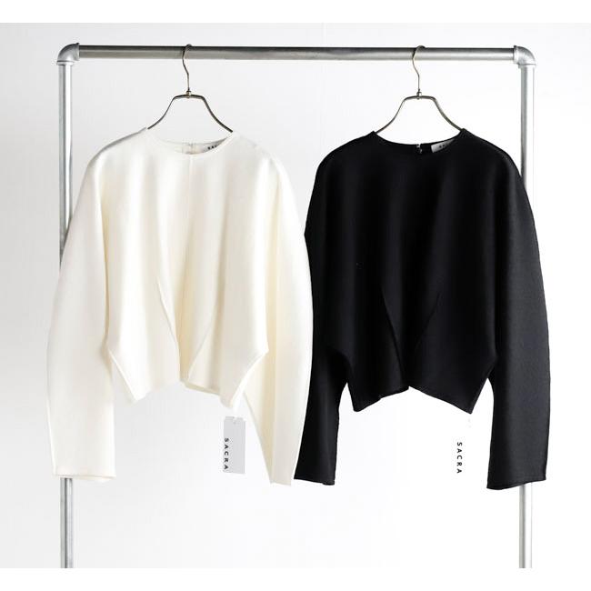 SACRA サクラ 126610071 リングミルドウールトップ RING MILLED WOOL TOP |  | 04