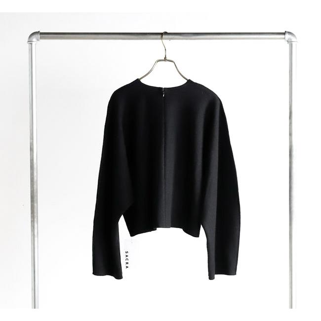 SACRA サクラ 126610071 リングミルドウールトップ RING MILLED WOOL TOP |  | 07